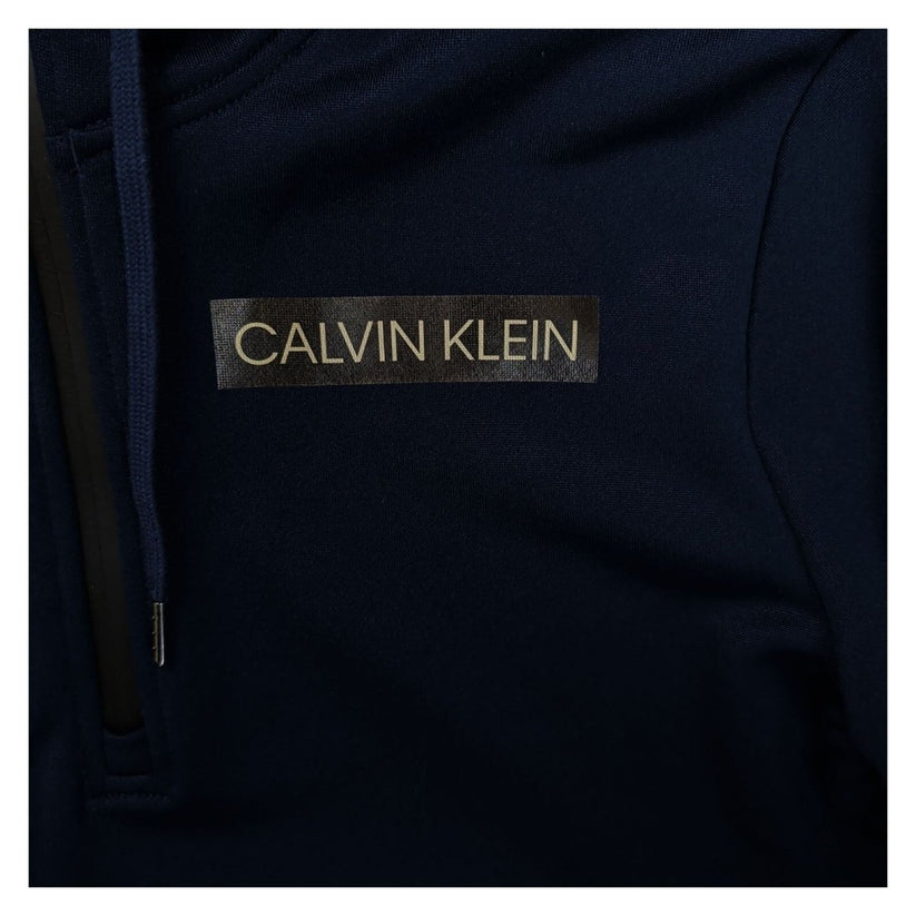 Calvin Klein Performance Navy Blue Half Zip Hoodie S Hooded Sweatshirt Logo – product photo 7 | RewearableUK
