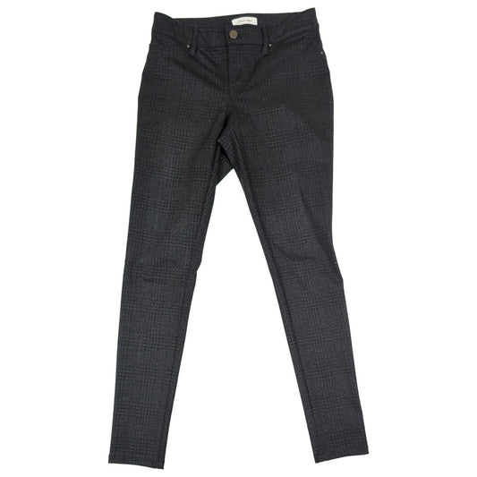 Calvin Klein Women's Black Patterned Skinny Trousers Size 2 Stretch Pants by Calvin Klein – | RewearableUK