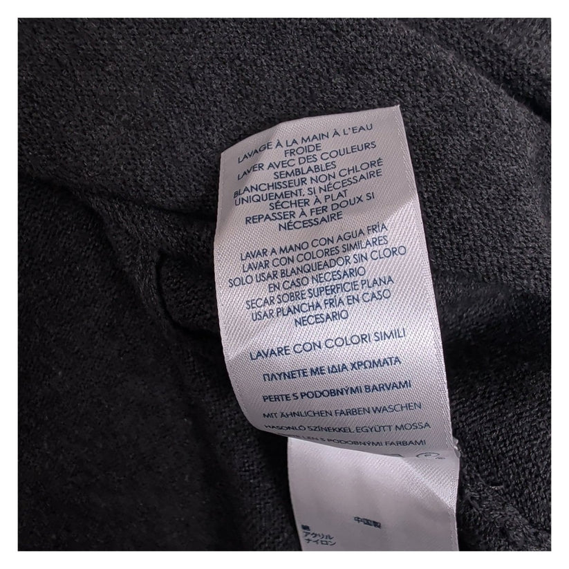 Chaps Women's 3X Charcoal Grey Roll Neck Longline Knit Tunic Jumper – product photo 7 | RewearableUK