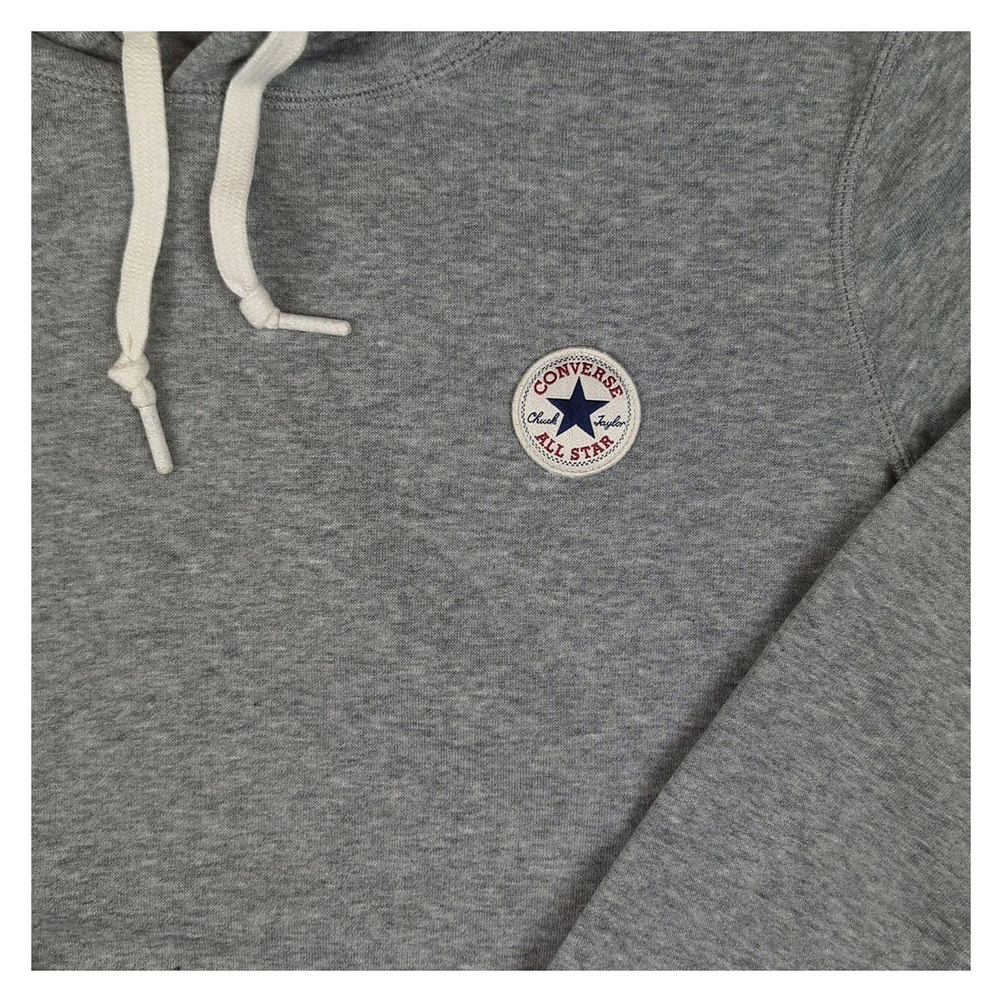Converse Converse Men's Hoodie Grey Pullover Size XS Casual Sweatshirt Excellent Eco Sweater & Hoodie RewearableUK