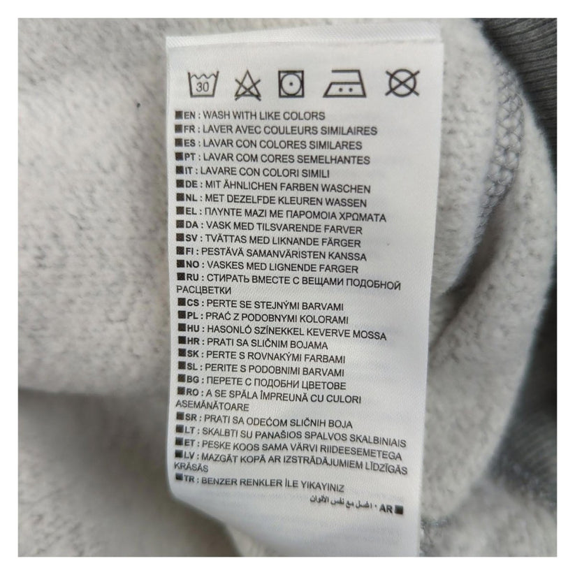Converse Converse Men's Hoodie Grey Pullover Size XS Casual Sweatshirt Excellent Eco Sweater & Hoodie RewearableUK