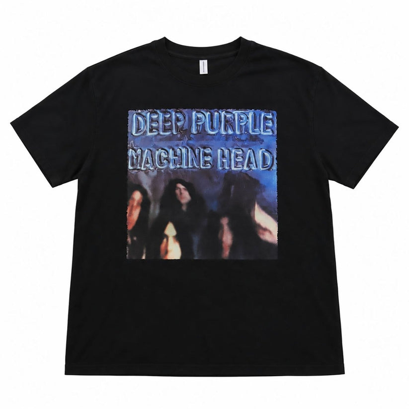 Deep Purple Machine Head Black T Shirt L Large Classic Rock Band Album Graphic – product photo 1 | RewearableUK