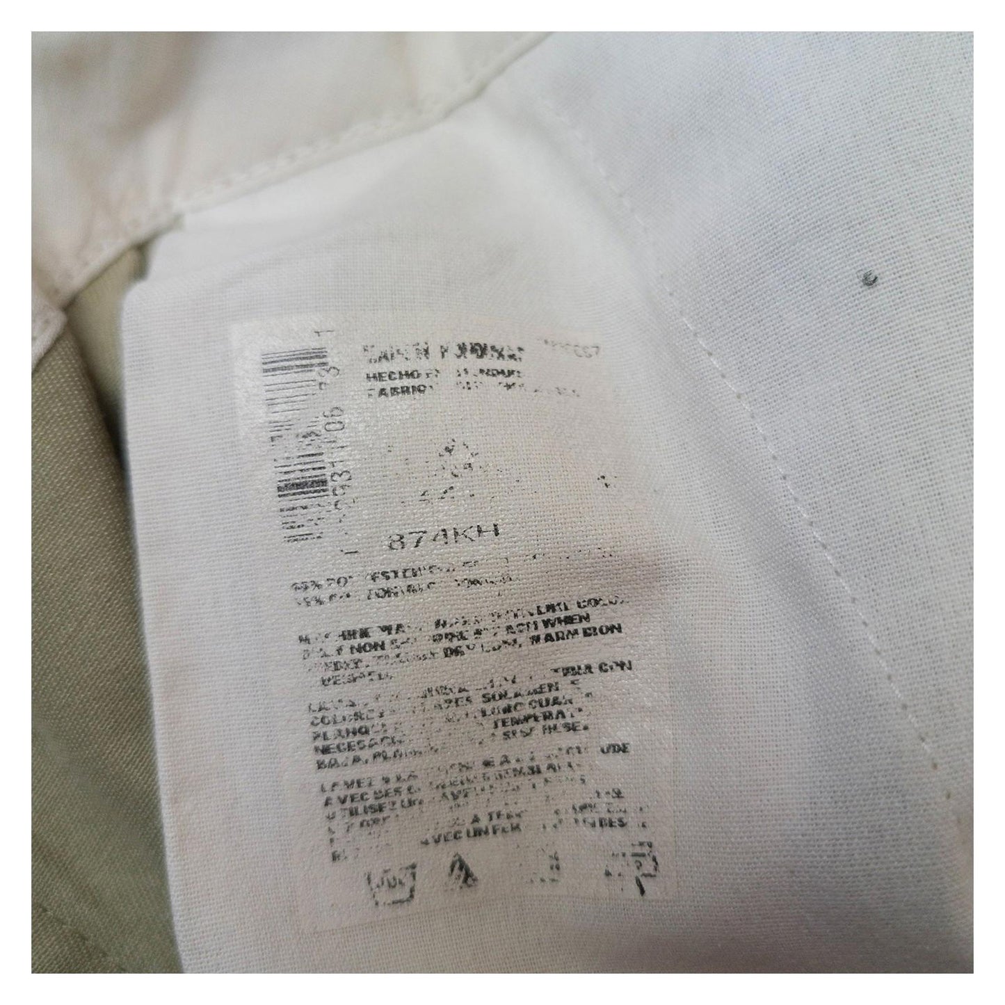 Dickies 874 Work Pants Trousers W40 L30 Beige Khaki Regular Fit Skate Chino by Dickies – | RewearableUK