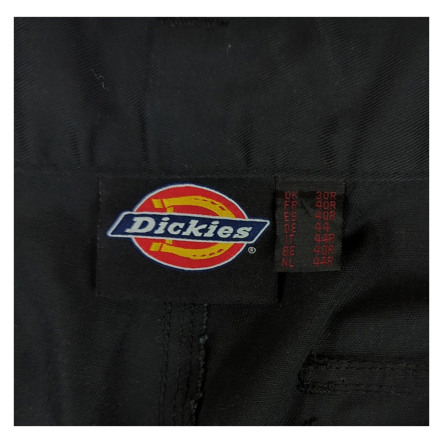 Dickies Dickies black cargo work trousers 30R polycotton ED24/IT RewearableUK