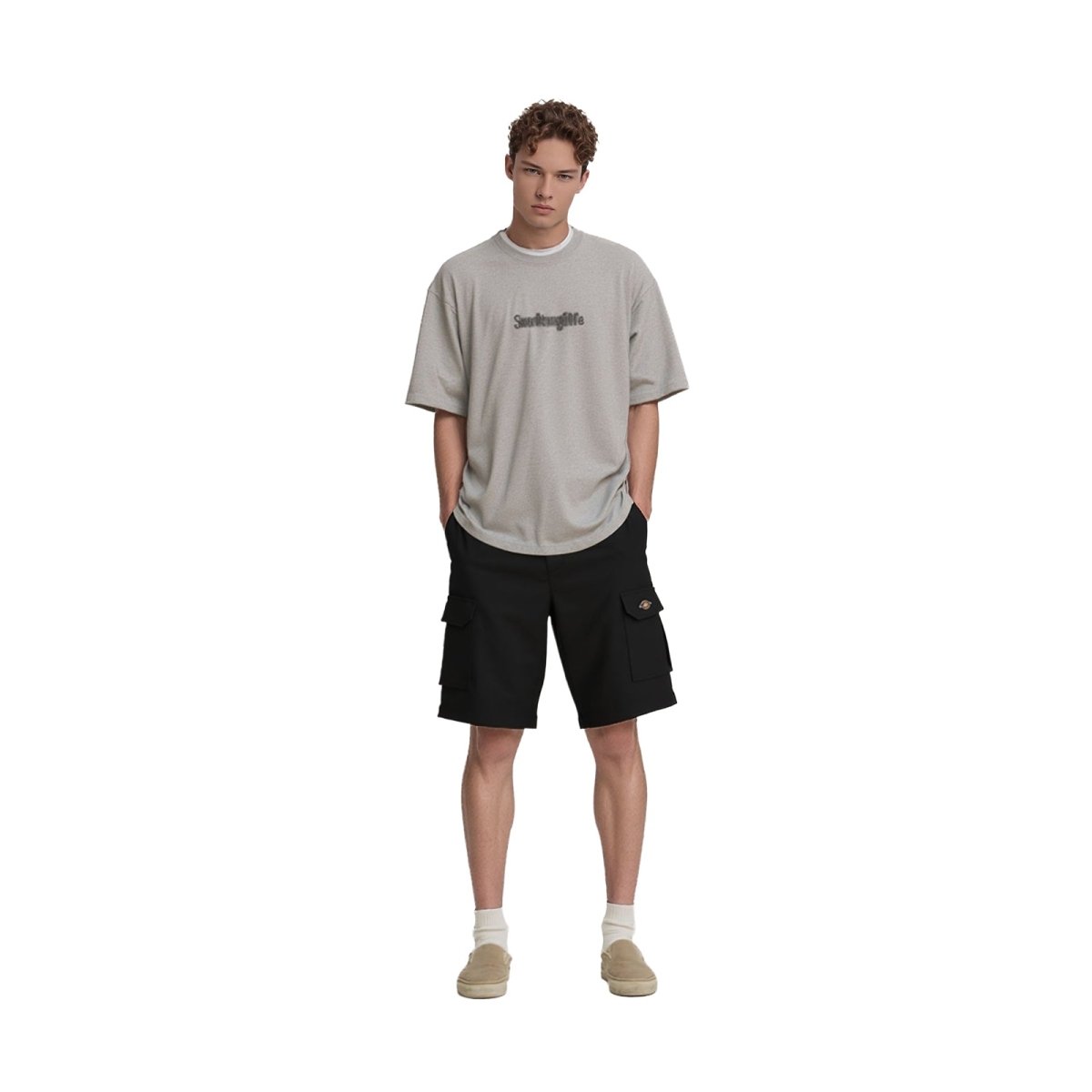 Dickies Dickies Cargo Work Shorts Black W32 Durable Utility Pockets Classic Workwear workear RewearableUK