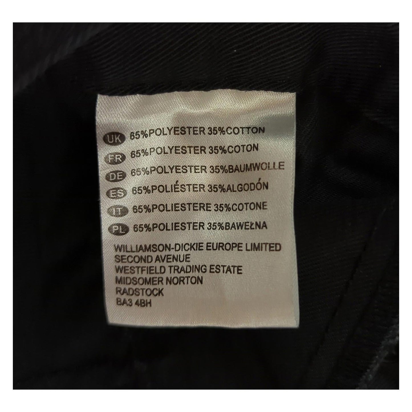 Dickies Dickies Cargo Work Trousers Black - Women's UK 10 workear RewearableUK