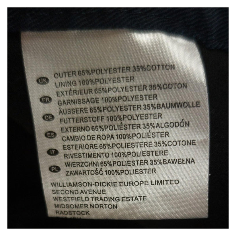 Dickies Cargo Work Trousers Navy Blue 38R Excellent Used Condition by Dickies – | RewearableUK