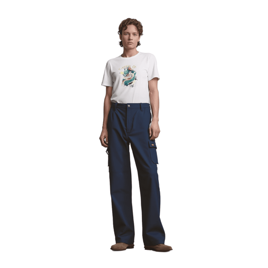 Dickies Dickies Cargo Work Trousers - Navy W38 L32 workear RewearableUK