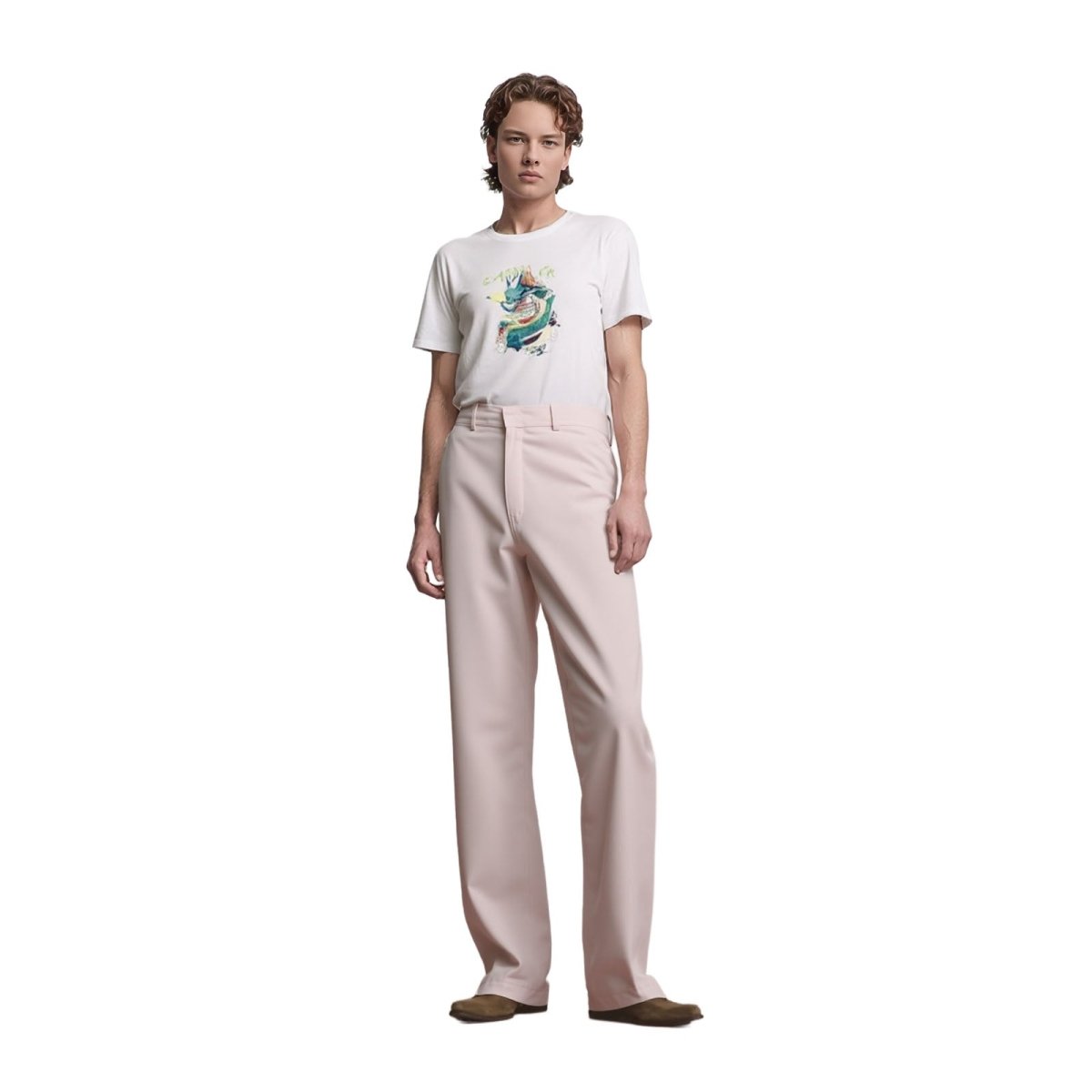 Dickies Dickies Classic Straight Fit Light Pink Trousers Men W32 – Casual Work Pants workear RewearableUK