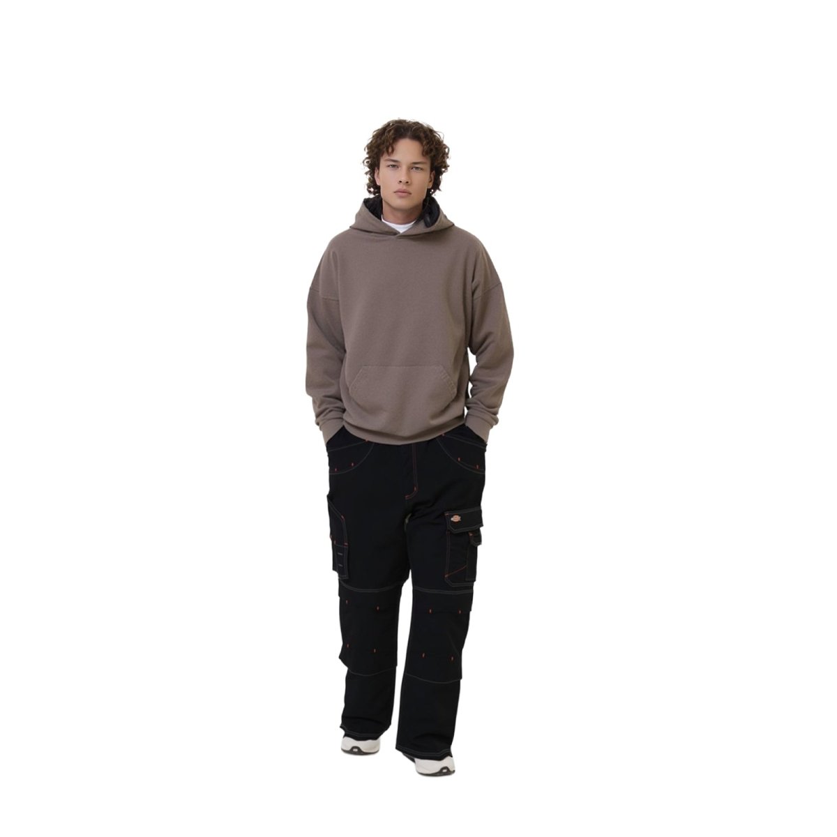Dickies Dickies Contrast Stitch Cargo Trousers Black - Men's 38 S workear RewearableUK