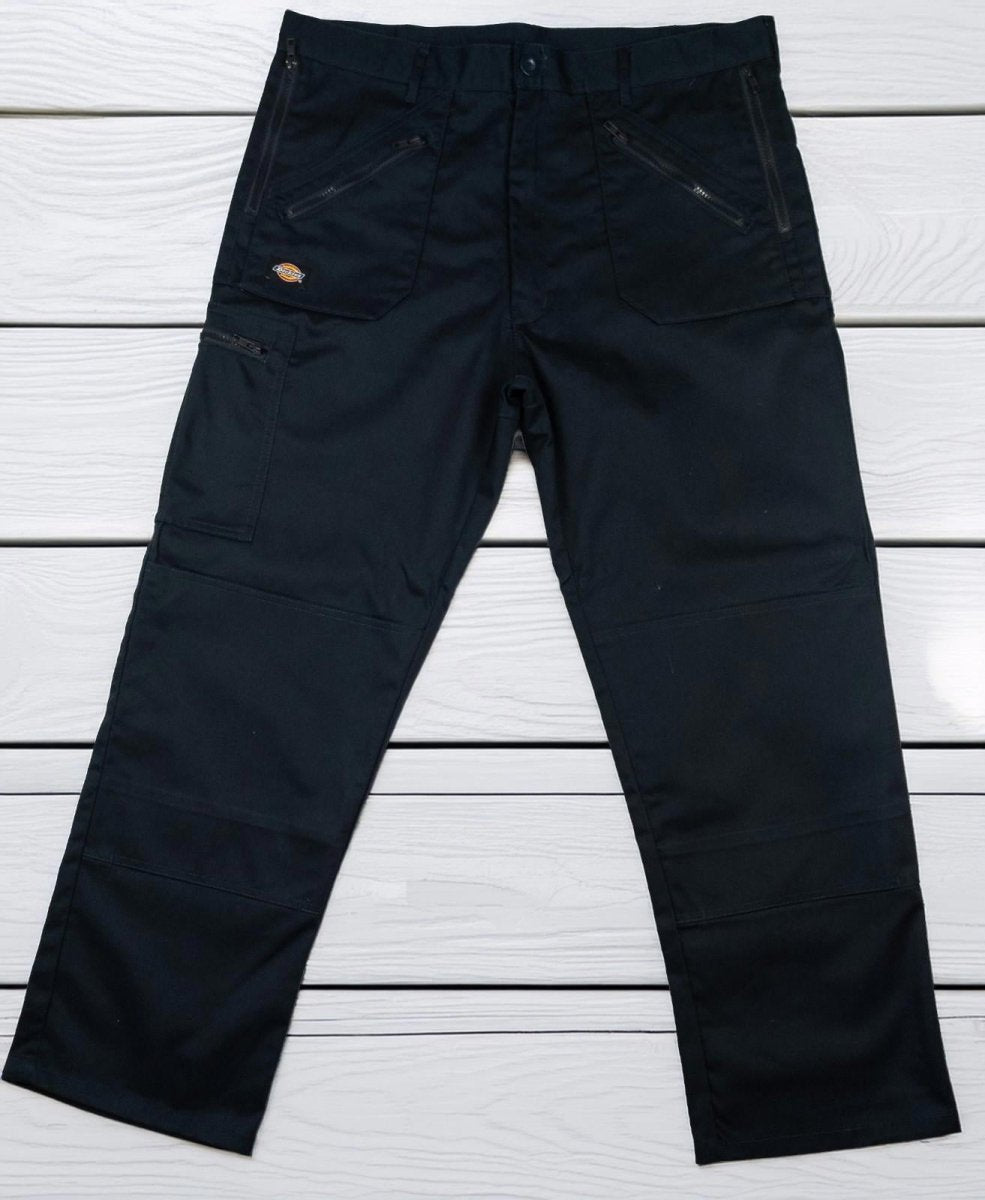 Dickies Eisenhower Work Trousers W44 R Black Knee Pad Zip Pockets Big & Tall by Dickies – | RewearableUK