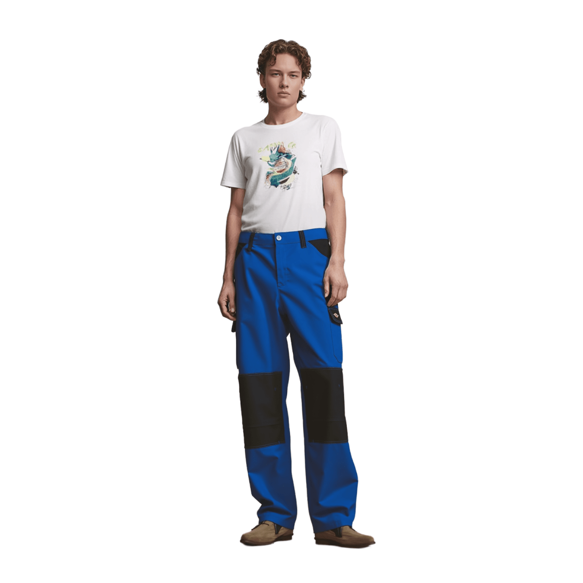 Dickies Everyday Two - Tone Work Trousers Blue 34R – New with Tags by Dickies – workear | RewearableUK