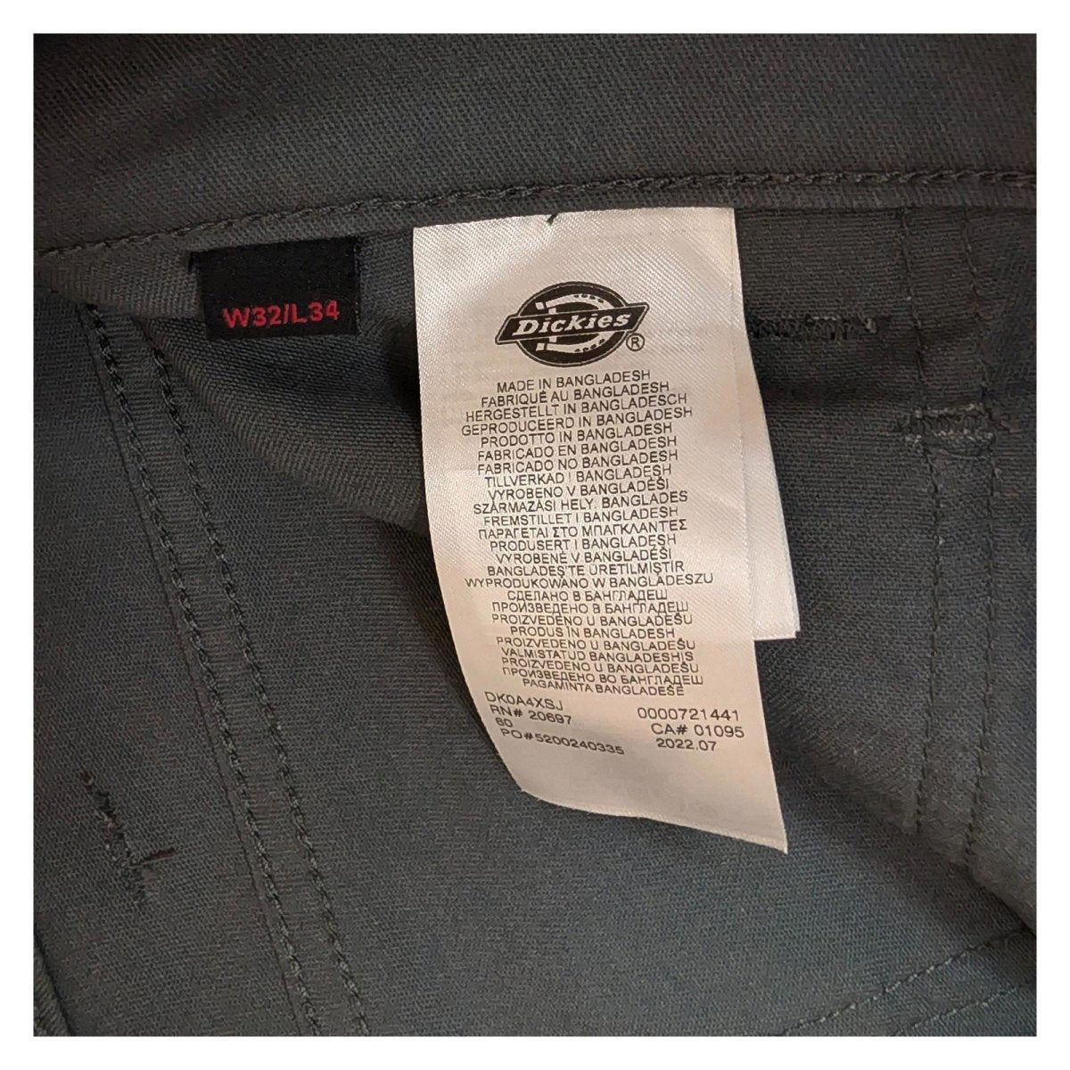 Dickies Flex Lead In Work Trousers W32 L34 Grey Cargo Knee Pad Pockets DK0A4XSJ by Dickies – | RewearableUK