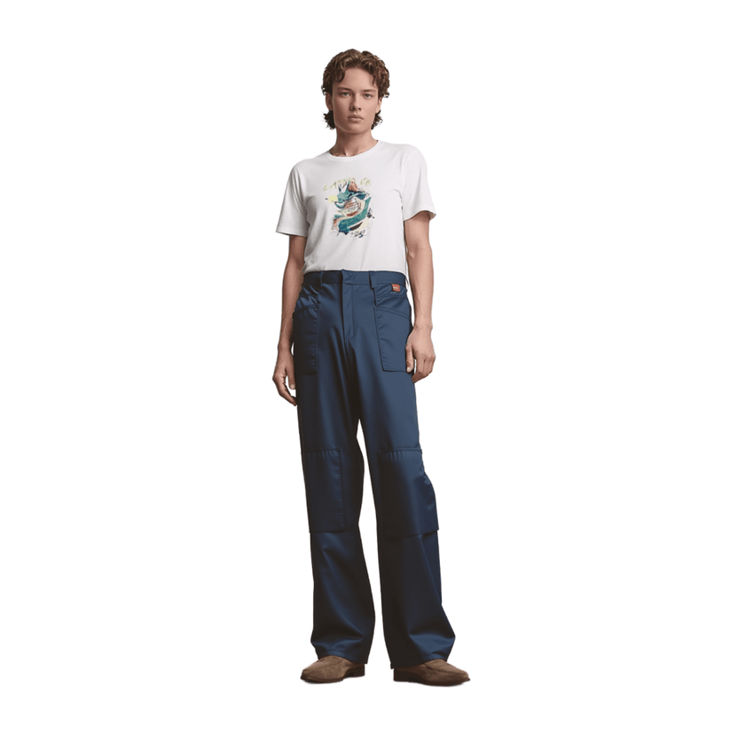 DICKIES Grafters Navy Workwear Cargo Trousers 40R – Durable & Practical by Dickies – | RewearableUK