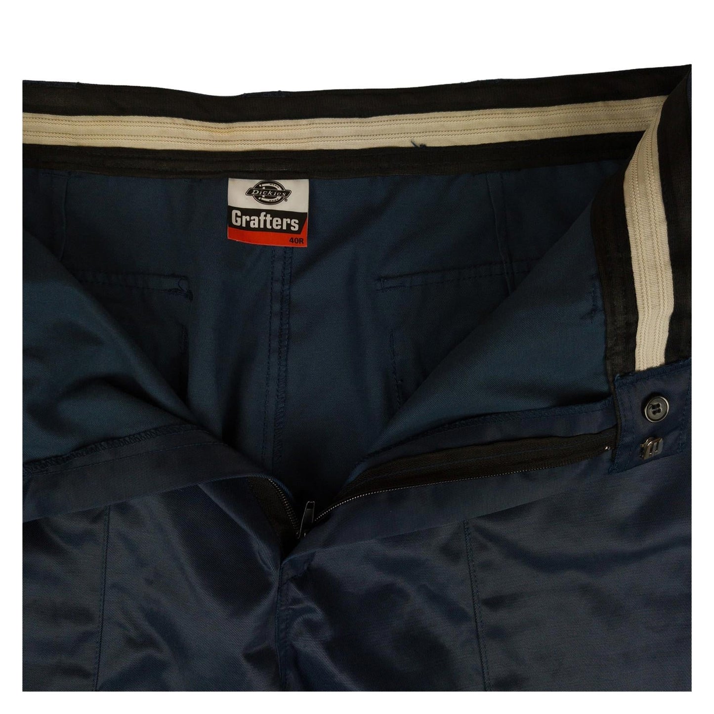 DICKIES Grafters Navy Workwear Cargo Trousers 40R – Durable & Practical by Dickies – | RewearableUK