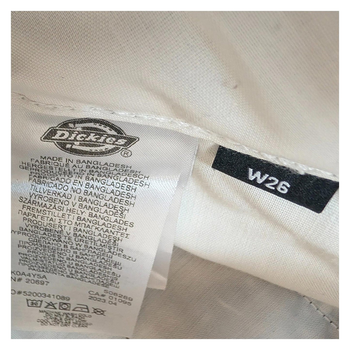 Dickies Men's Classic Work Pants W26 Dark Brown Straight Leg Chino NWOT by Dickies – | RewearableUK