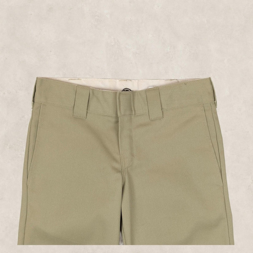 Dickies Mens Khaki Beige Utility Slim Straight Work Pants Trousers Size W28 L30 by Dickies – | RewearableUK