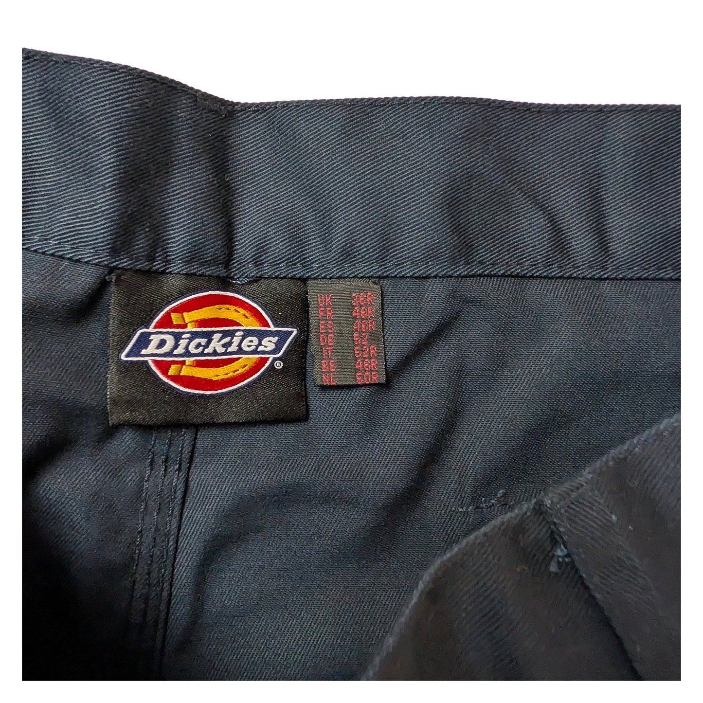 dickies mens navy blue cargo knee pad pockets work trousers pants size 36 r by Dickies – WORKWEAR | RewearableUK