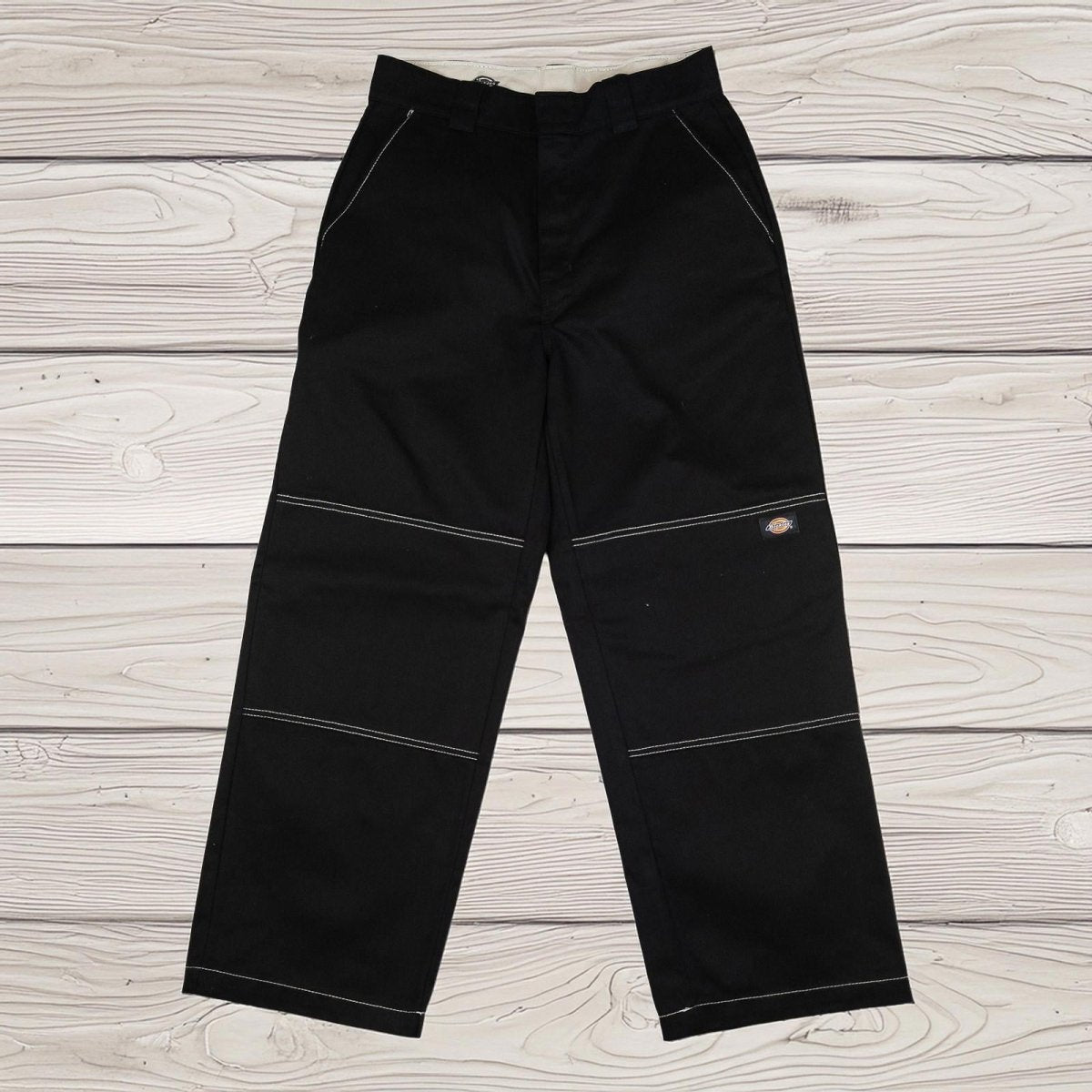 Dickies Pro Work Trousers W32 R Black Holster Pockets Knee Pad Reflective Pants by Dickies – | RewearableUK