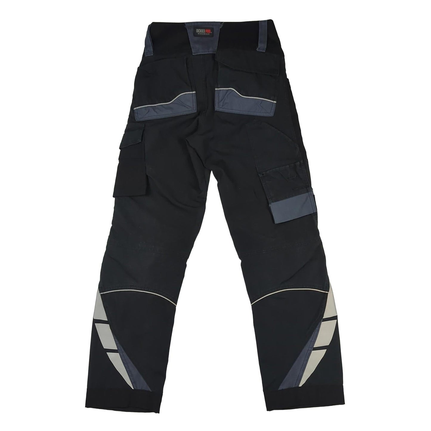 Dickies Dickies Pro Workwear Trousers DP1000 Black Reflective Cordura Reinforced W26R workear RewearableUK