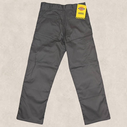 dickies redhawk action mens grey utility regular fit work trousers size 32 s by Dickies – | RewearableUK