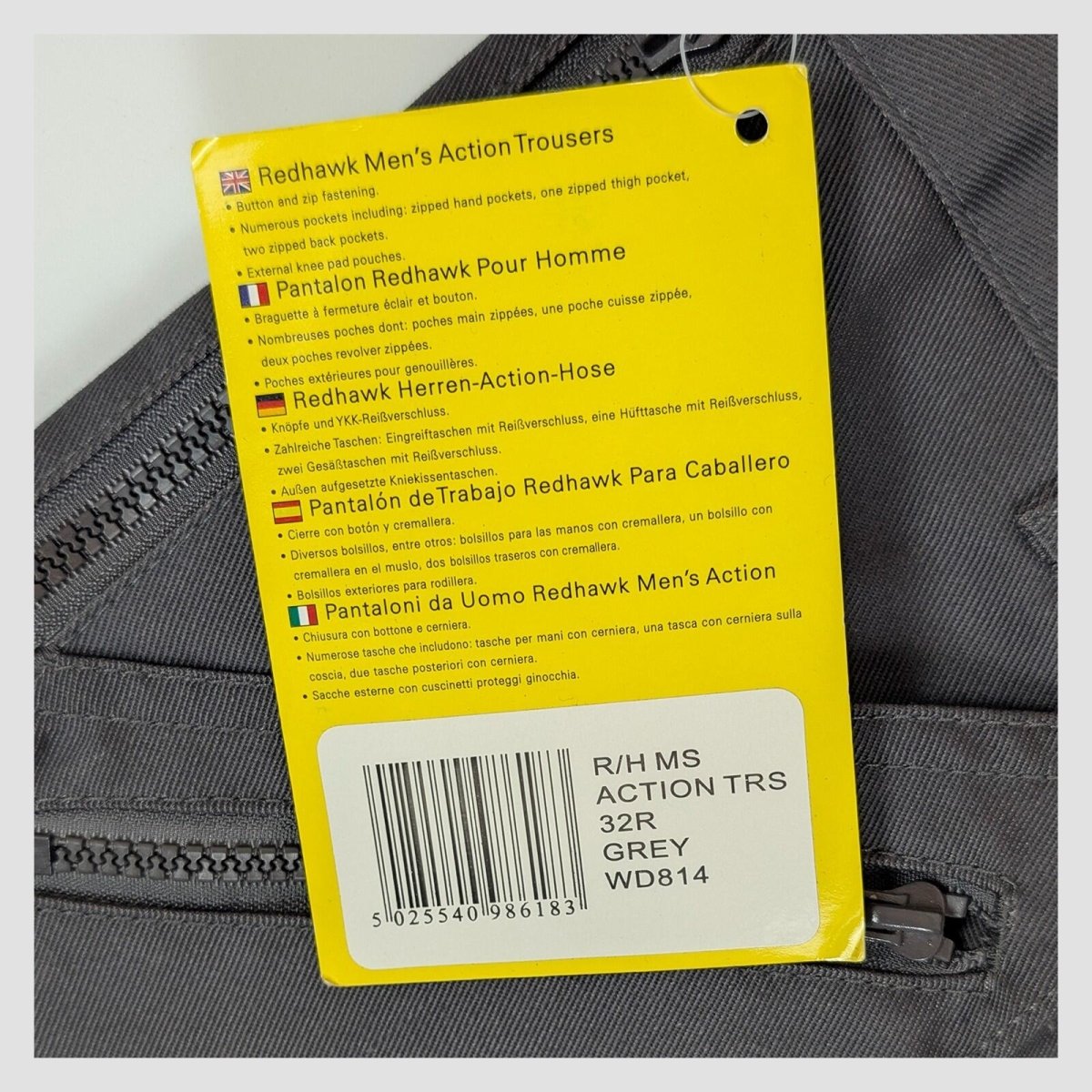 dickies redhawk action work trousers mens grey cargo utility pants size 32 r nwt by Dickies – | RewearableUK