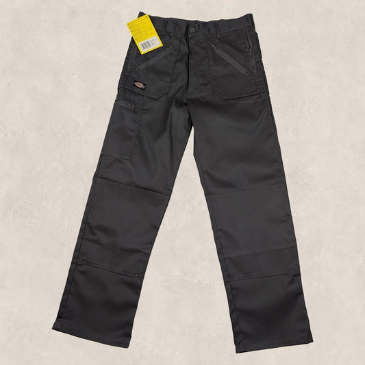 dickies redhawk action work trousers mens grey size 32 s cargo utility pants by Dickies – | RewearableUK