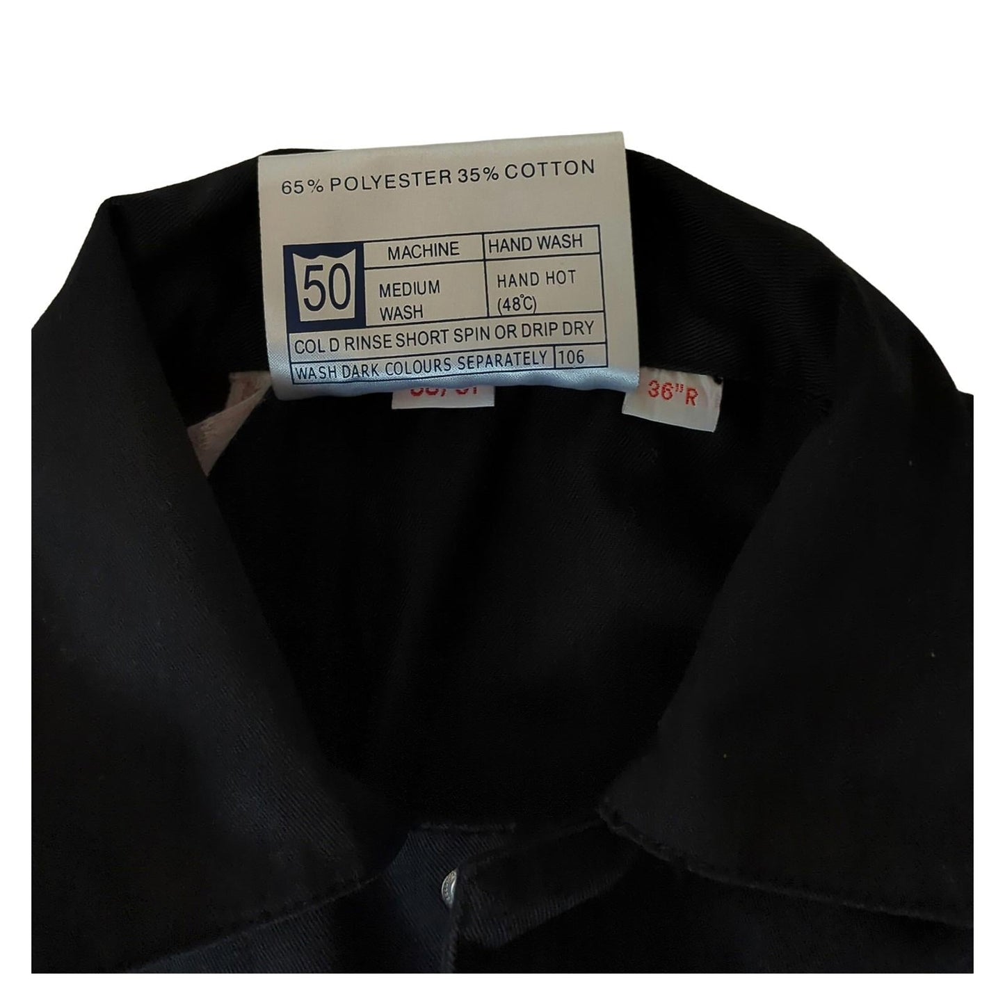 Dickies Redhawk Coverall Boilersuit | Black | 36R by Dickies – workear | RewearableUK