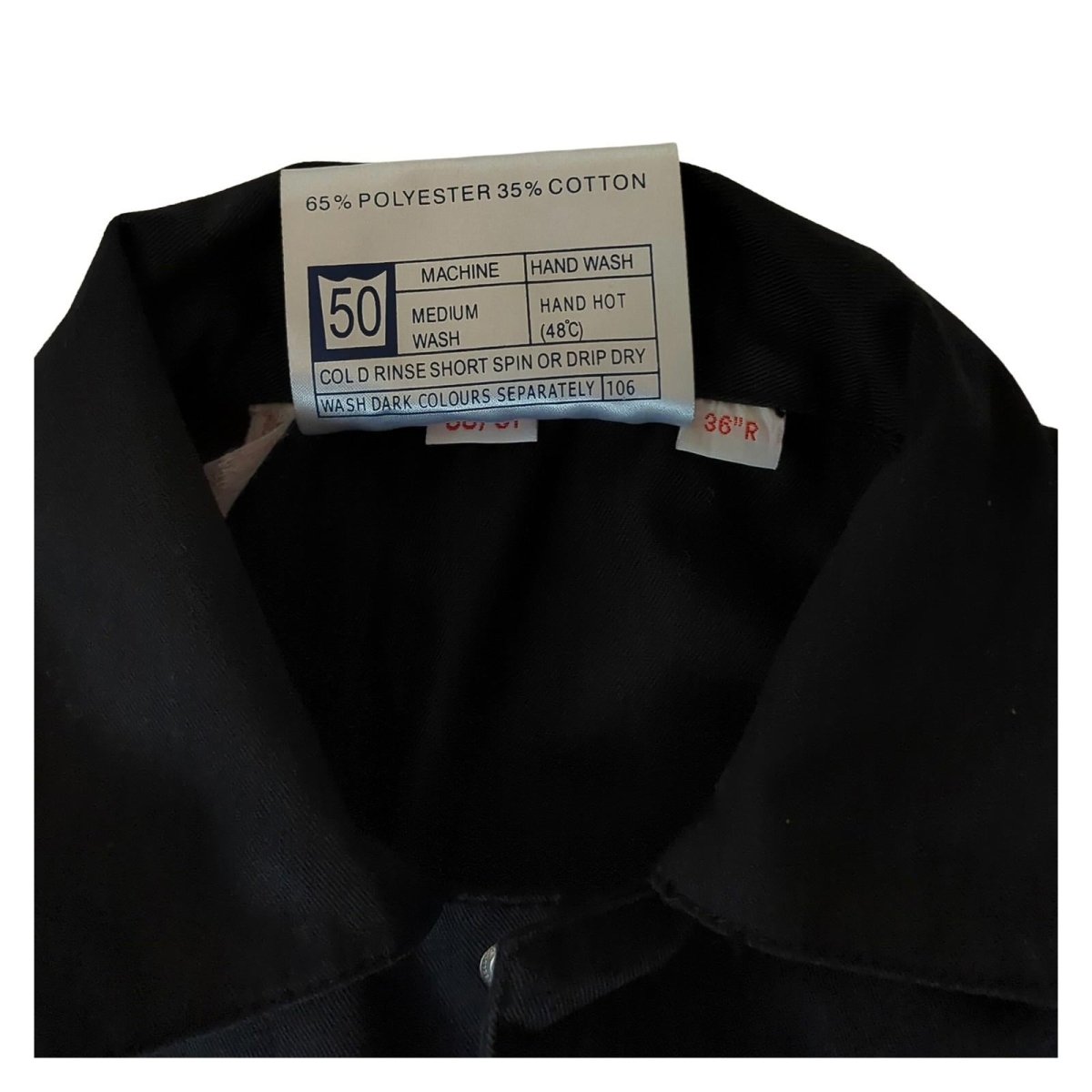 Dickies Redhawk Coverall Boilersuit | Black | 36R by Dickies – workear | RewearableUK