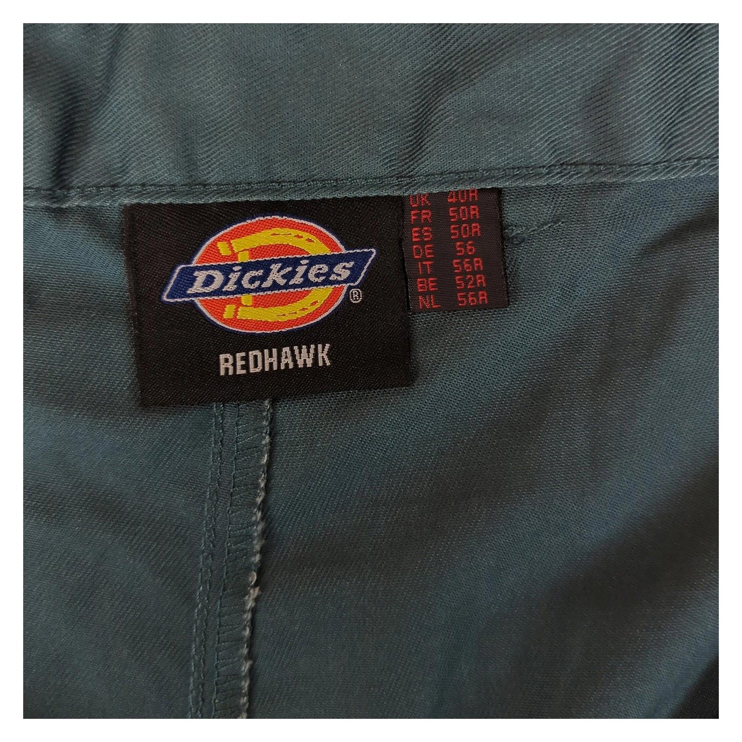Dickies Dickies Redhawk Mens Work Trousers 40 R Bottle Green Straight Fit Pants workear RewearableUK