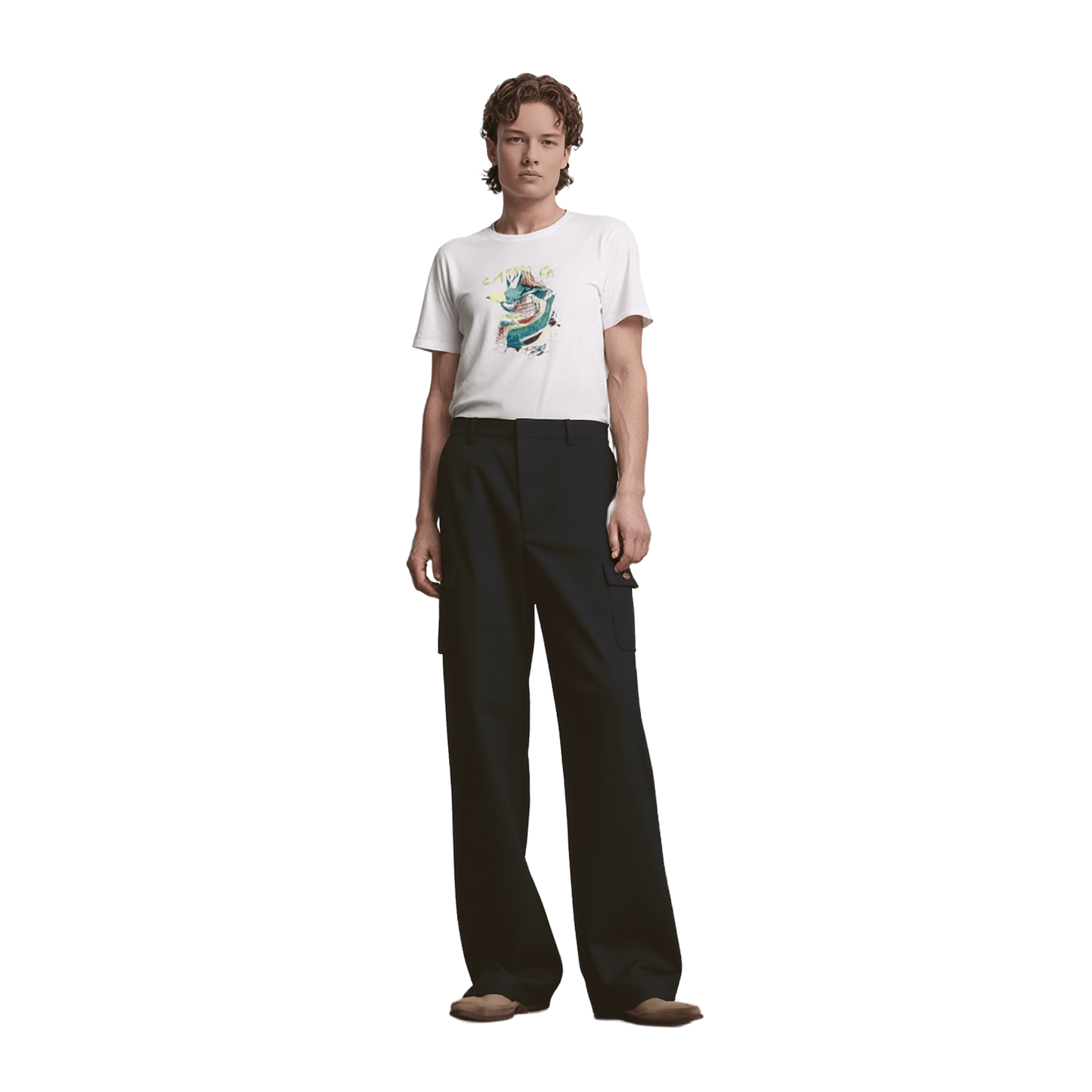 Dickies Dickies Redhawk Navy Cargo Work Trousers - W42 R workear RewearableUK