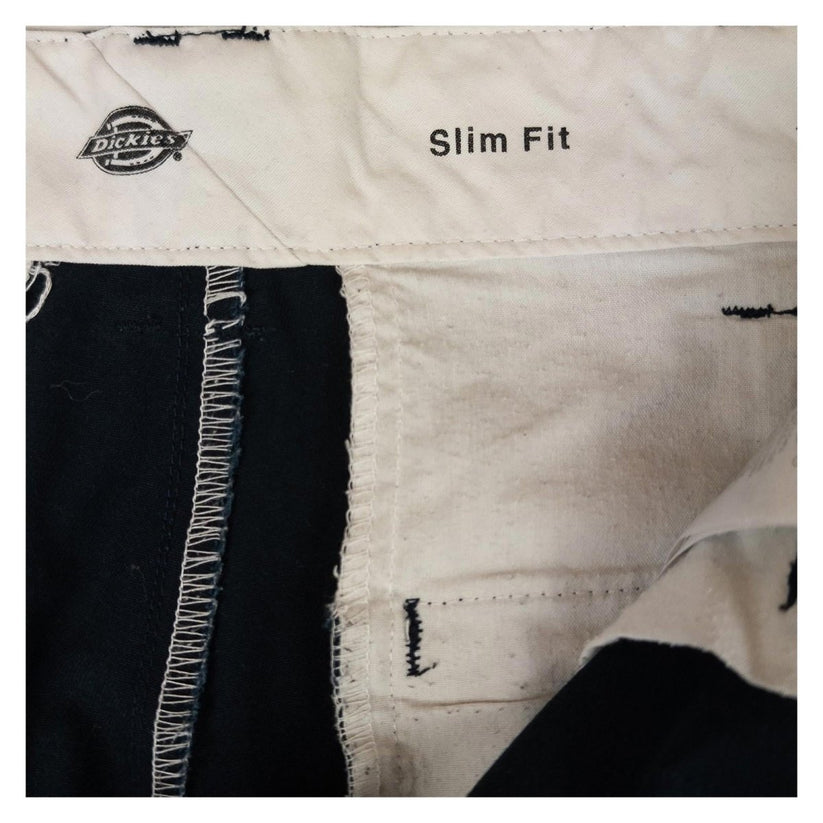 Dickies Slim Fit Trousers W36 L32 Black Workwear Casual Pants by Dickies – | RewearableUK