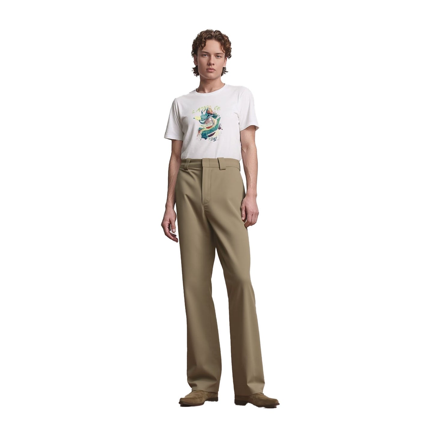Dickies Dickies Slim Straight Work Trousers Khaki W32 L32 – Cotton Blend workear RewearableUK