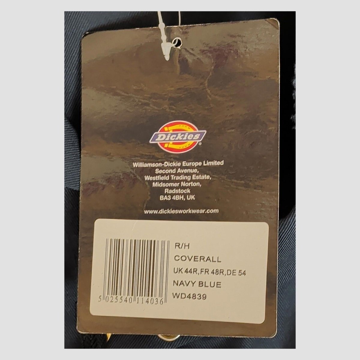 Dickies WD4839 Navy Blue Mens Coverall Boiler Suit Workwear Size 44 R BNWT by Dickies – | RewearableUK
