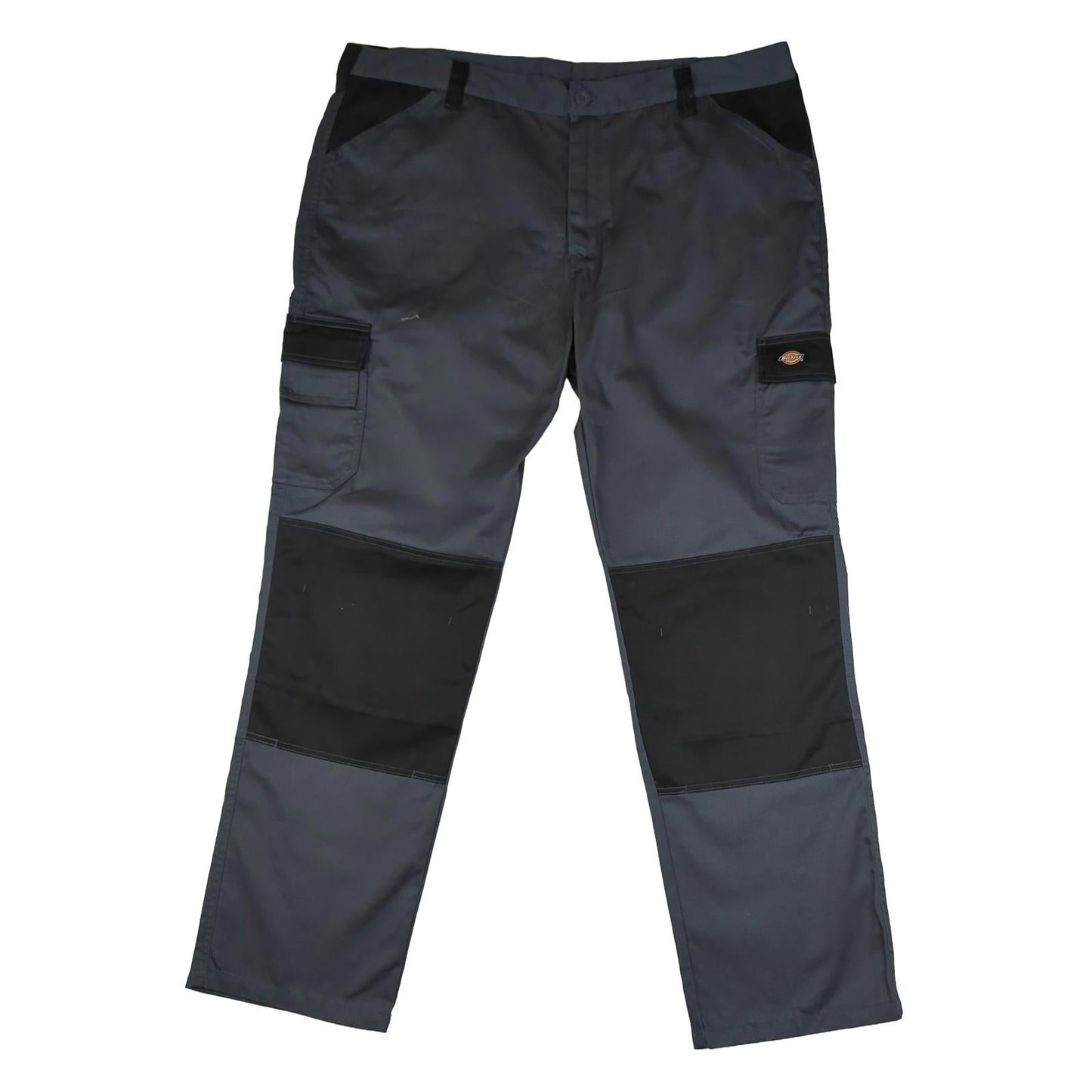 Dickies Dickies Work Trousers Grey Black Reinforced Pockets Mens W44 L32 workear RewearableUK