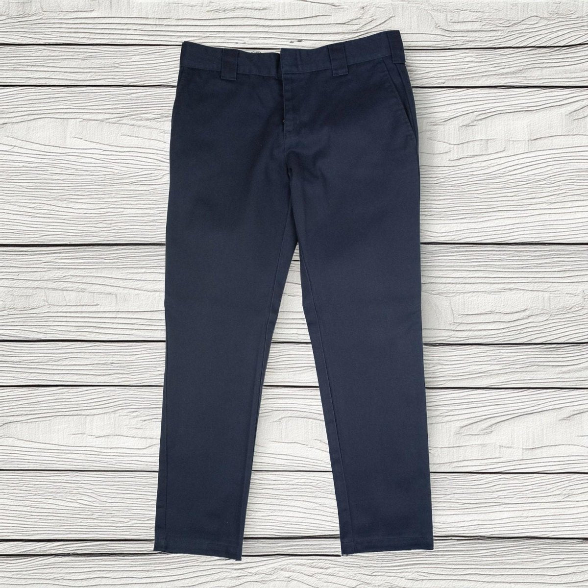 Dickies Work Trousers W38 L32 Dark Navy Blue Cargo Knee Pad Pockets Heavy Duty by Dickies – | RewearableUK