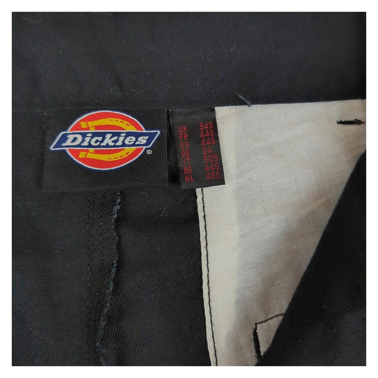 Dickies Dickies Workwear Trousers Black 34W 32L Durable Cargo Pockets Utility Pants workear RewearableUK