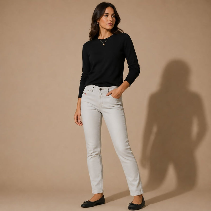Diesel Clush Skinny Jeans W31 L32 White Womens by DIESEL – JEANS | RewearableUK