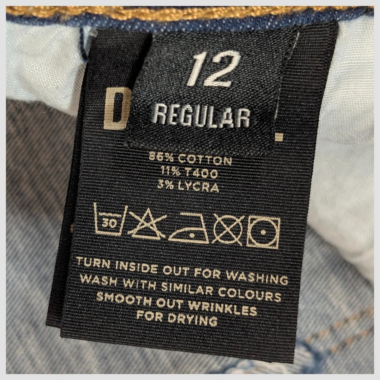diesel high rise skinny jeans womens dark blue wash stretch denim size 12 r by DIESEL – | RewearableUK