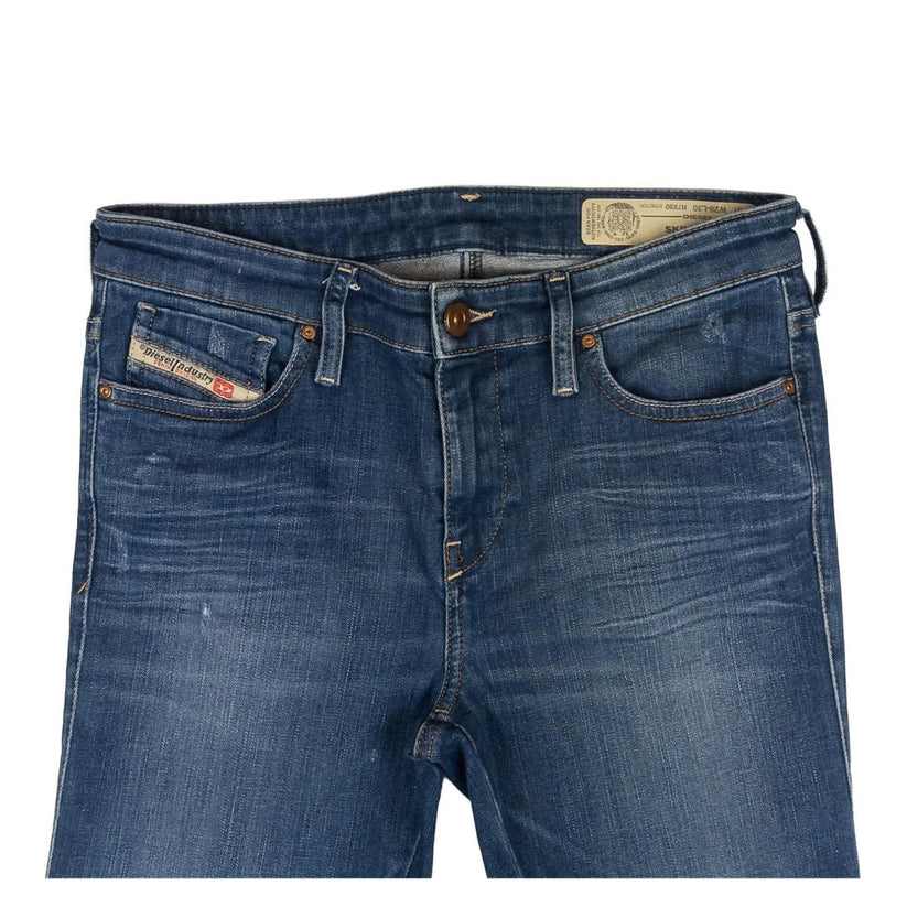 Diesel Skinzee - XP Jeans W28 L30 Blue Super Skinny Regular Waist Stretch Denim by DIESEL – | RewearableUK