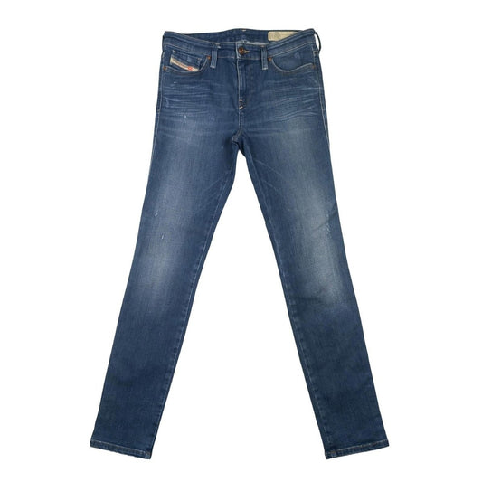 Diesel Skinzee - XP Jeans W28 L30 Blue Super Skinny Regular Waist Stretch Denim by DIESEL – | RewearableUK