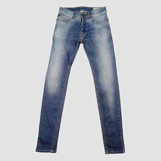 diesel sleenker mens light blue slim skinny stretch denim jeans size w26 l32 by DIESEL – | RewearableUK
