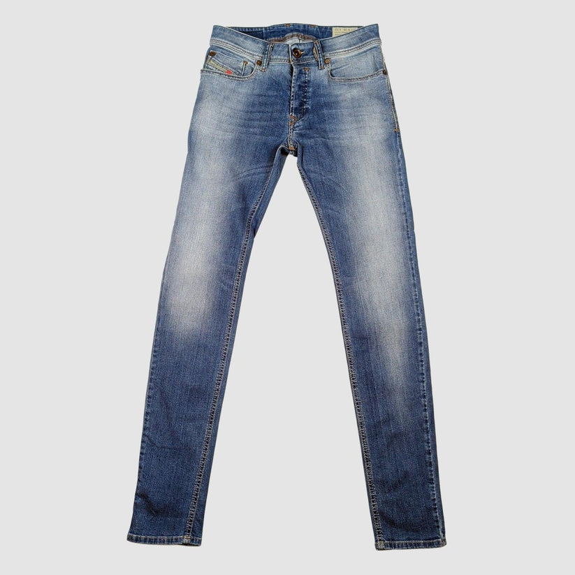 diesel sleenker mens light blue slim skinny stretch denim jeans size w26 l32 by DIESEL – | RewearableUK