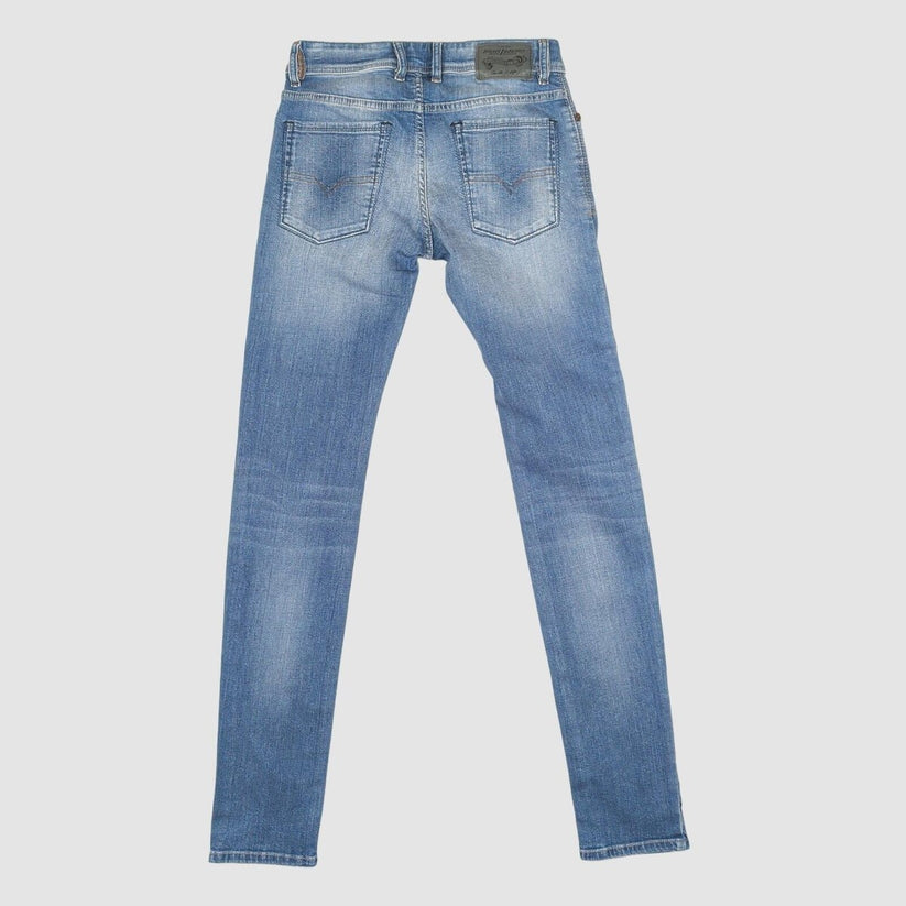 diesel sleenker mens light blue slim skinny stretch denim jeans size w26 l32 by DIESEL – | RewearableUK