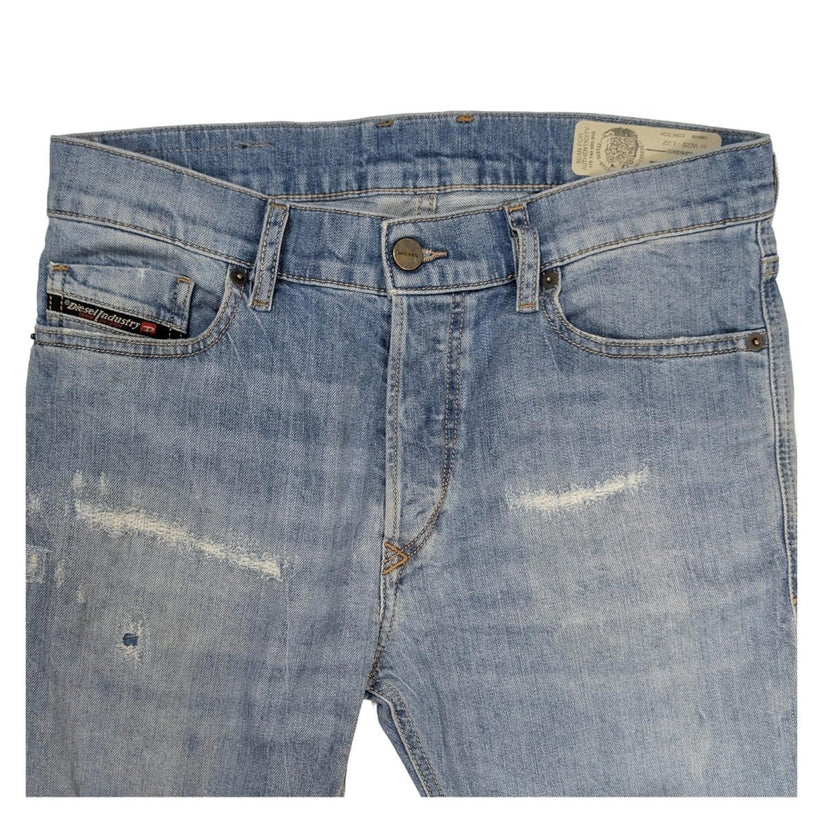 diesel tepphar - x mens jeans size w 29 l 32 light blue slim carrot stretch by DIESEL – JEANS | RewearableUK