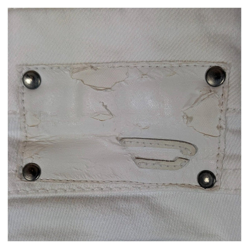 diesel womens white stretch cotton clush skinny casual denim jeans w31 l32 by DIESEL – | RewearableUK