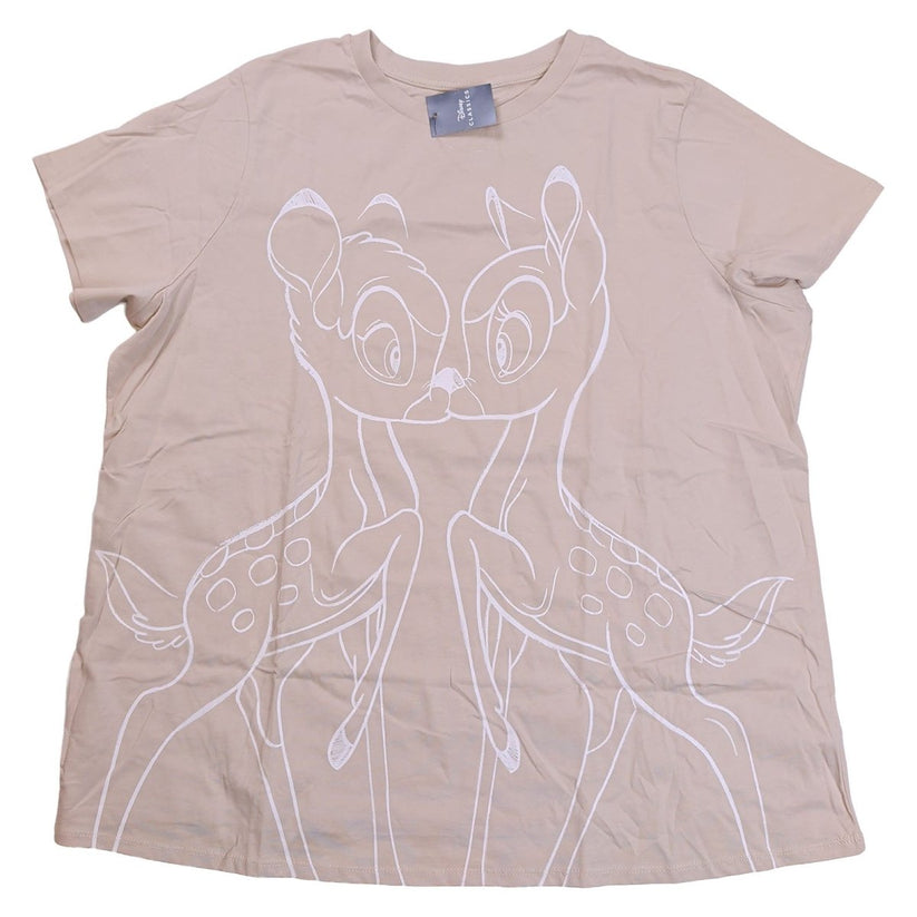 Disney Classics at George Womens Size 22 Bambi Deer Stone T-Shirt New Tags – T-Shirt product photo 1 | RewearableUK