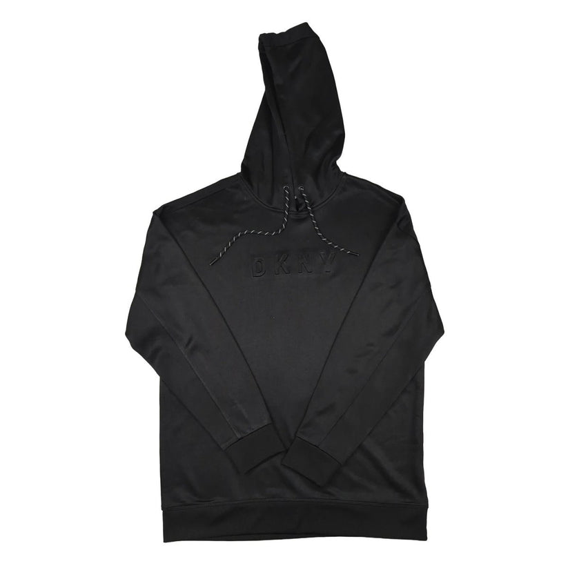 DKNY DKNY Men's Black Jersey Hoodie Size M Long Sleeve Pullover Used Casual Sweater & Hoodie RewearableUK