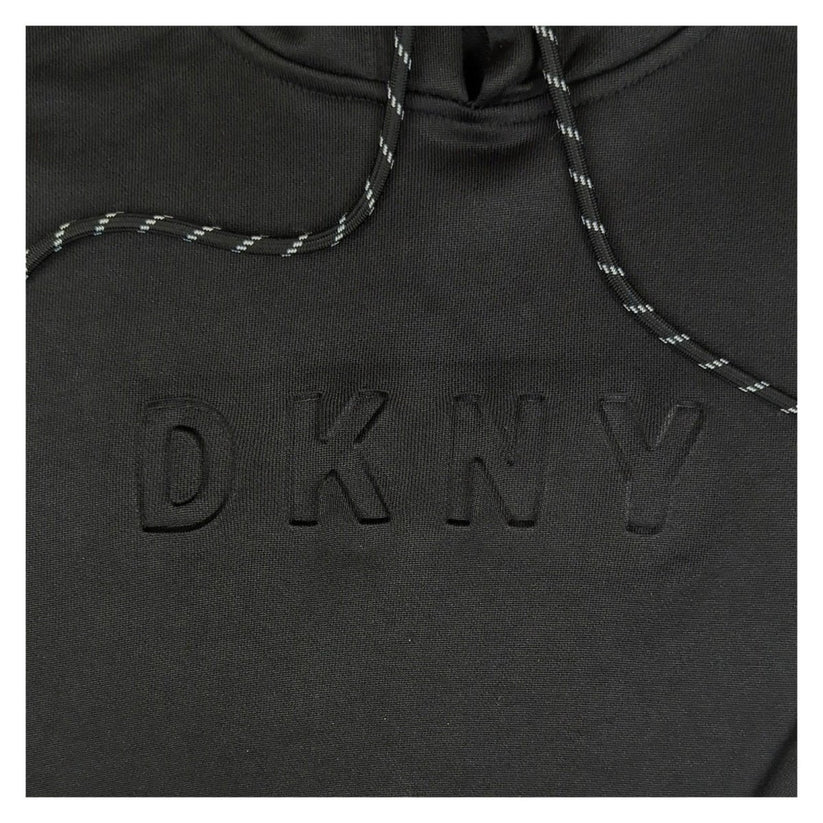 DKNY DKNY Men's Black Jersey Hoodie Size M Long Sleeve Pullover Used Casual Sweater & Hoodie RewearableUK