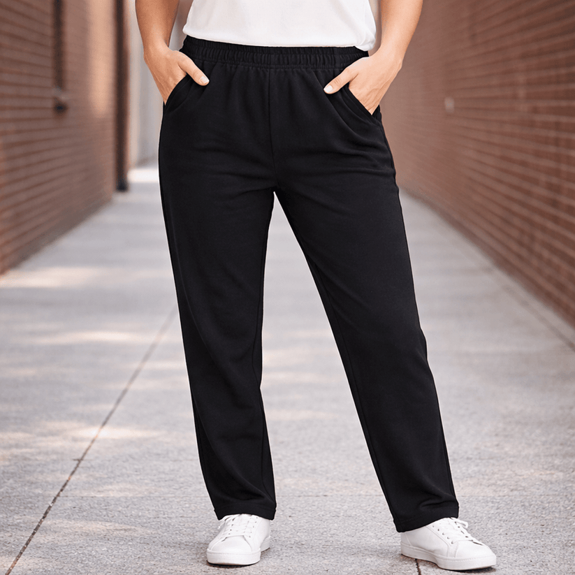 dkny womens black elasticated waist smart jogger trousers pants size s by DKNY – trousers | RewearableUK